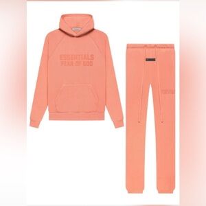 Brand new Essential Coral Hoodie and Pants set size Small, Medium